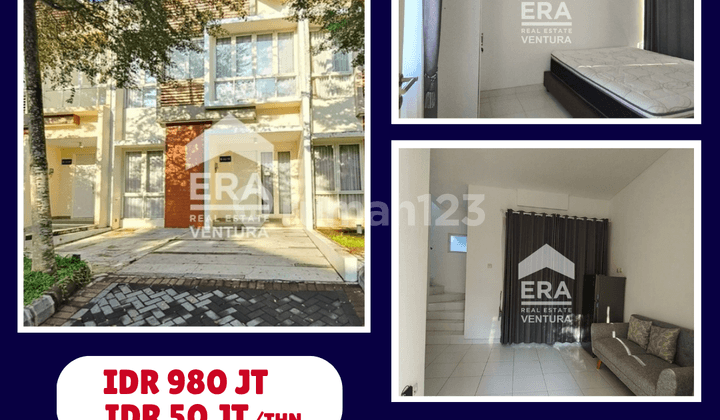 F001 Rumah Terawat Semi Furnished Di Ciputa Garden Kota Malang
