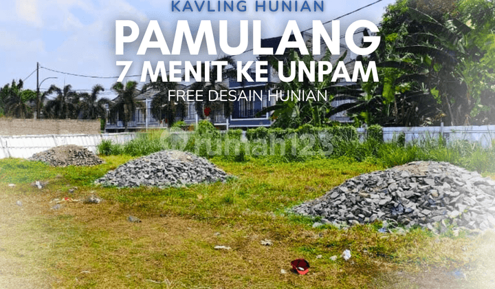 Tanah Kavling Pamulang, Cocok Untuk Hunian, Bebas BAnjir & Akses Mudah ke Mana Saja