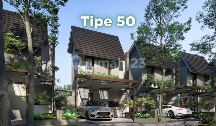 Rumah Villa Baru Murah 2 Lantai Cigugur Girang Lembang