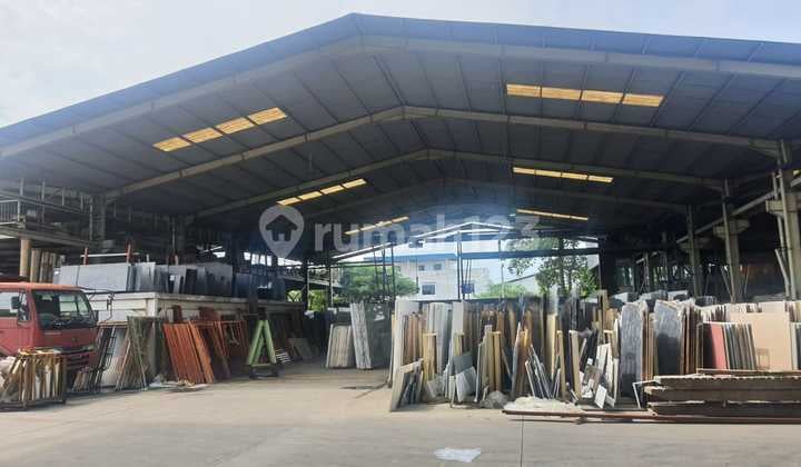 Tanah dan Bangunan Gudang di Kawasan Pergudangan Mekarjaya ( Akong ) Sepatan, Tangerang.