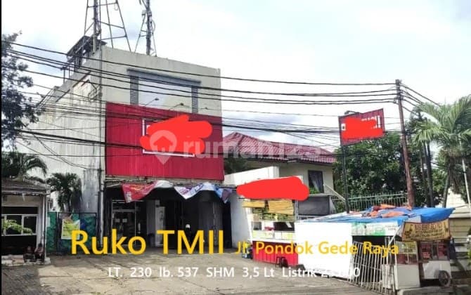 Investasi Untung Ruko Taman Mini Jl. Raya Pondok Gede, Pinang Ranti, Jakarta Timur