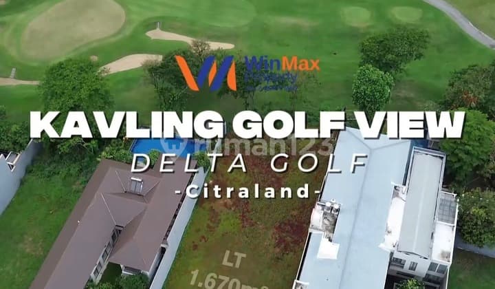 Dijual Kavling Golf View Delta Golf Bukit Golf Citraland Row Jalan Lebar