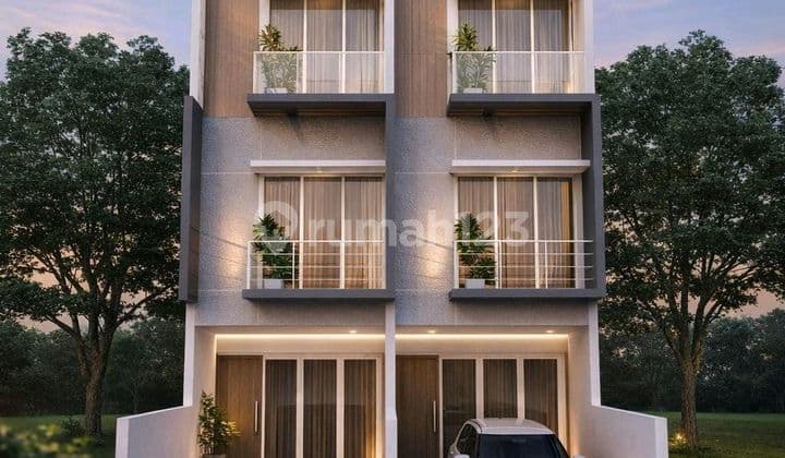 Rumah Jelambar Kavling Polri Brand New 3 Lantai Lokasi Premium