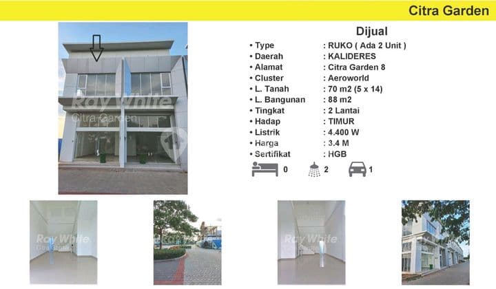 Ada 2 Unit Ruko Dijual Untukka Yosiap Pakai Untuk Kantor Usaha