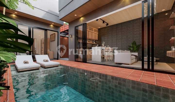 Villa 2Br Full Furnished Pool Ready 2 Unit Strategis, Kedonganan