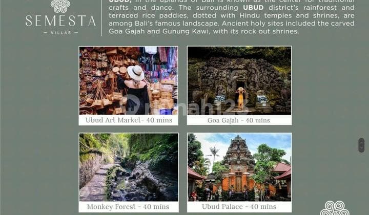 Villa Semesta Fully Furnished 2-Story Pool Villa Strategically Located in Jimbaran