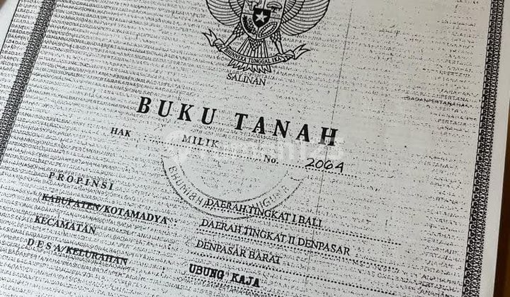 Tanah Strategis Luas Sudah Pagar Keliling di Taman Cargo Denpasar