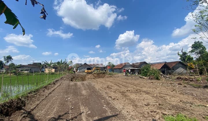 View of Rice Fields & Mountains, Sleman Land Suitable for Villa