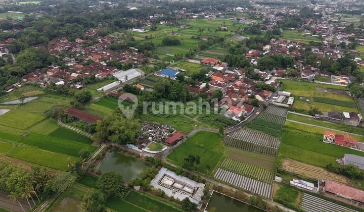 Tanah Selomartani SHM Pekearangan View Sawah dan Pegunungan