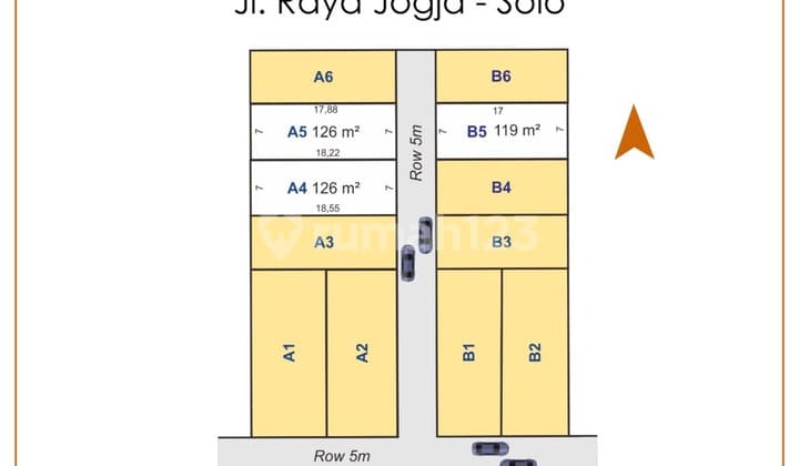 Tanah Dekat Akses Tol Kalasan SHM Siap Bangun