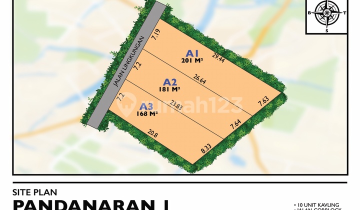 Dijual Tanah Lokasi Kalasan, 5 Menit Dari Pasar Salakan & Adi TV