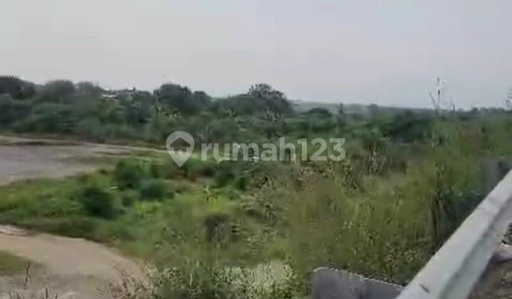 Dijual Tanah Lapang di Pinggir Jln Ply Over & Tol Tambun Selatan