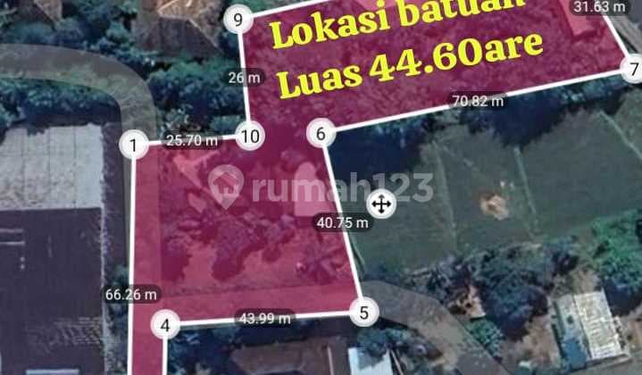 Tanah Jual Lokasi Batuan