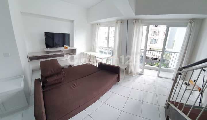Apartemen 2 BR Casa De Parco Tipe Loft Furnished dekat Mall AEON