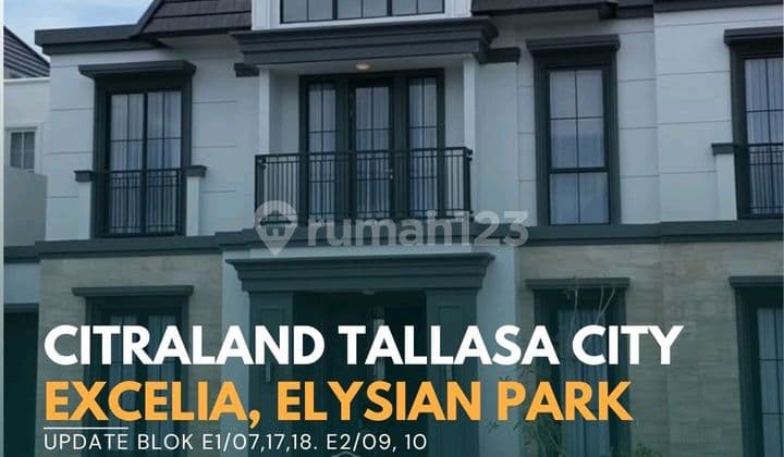 Special Akhir Tahun - 5 Unit Tipe Excelia (progres Bangun) Cltc