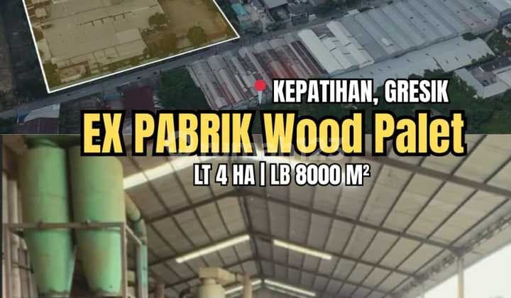 Dijual Ex. Pabrik + Ijin Usaha + Mesin Industri Kepatihan, Gresik
