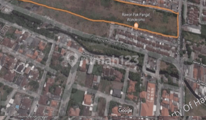 Dijual Tanah di Jalan Ketintang Surabaya Lokasi Strategis