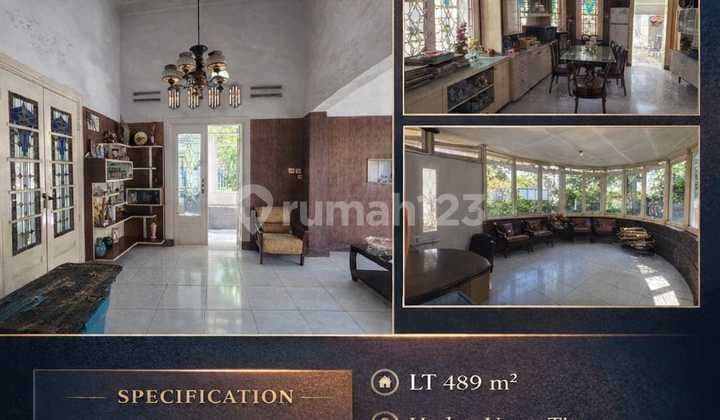 Ready-to-Occupy Commercial House in Central Surabaya, Strategic Location