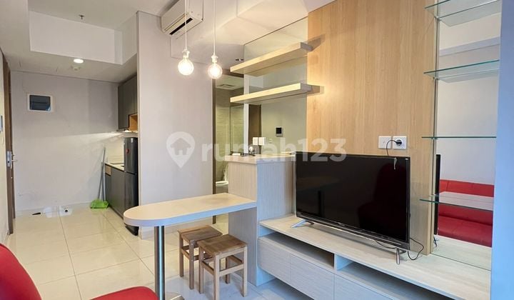 CHEAP APARTMENT RENT WEST JAKARTA ORCHID GARDEN RESIDENCE TOWER D CENTRAL PARK NEO SOHO SEMI FURNISHED 2BR 79 MILLION MODERN BEST VIEW NEGOTIABLE