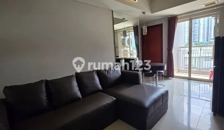Sewa Cepat!! Harga Nett!! 2 Bedroom Royal Medit Central Park, Furnished Bagus, Best View ke Central Park