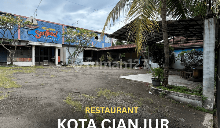 Dijual Tanah dan Bangunan Bekas Restoran di Cianjur - Jabar!