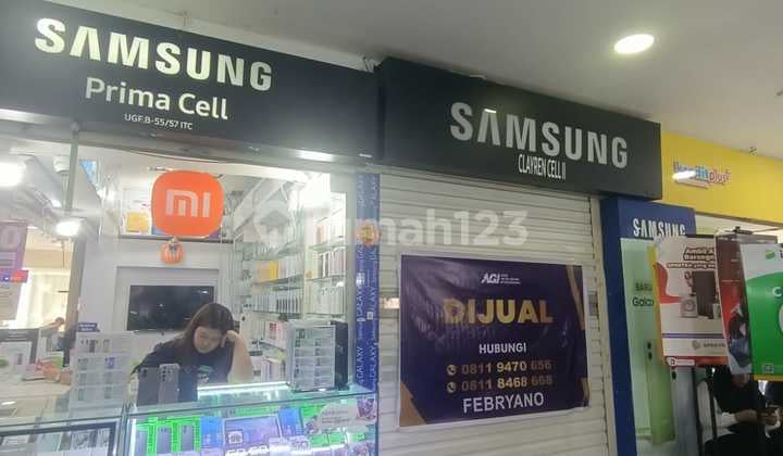 Dijual Kios Gabungan Seluas 10 m2 di It Center Manado - Sulut