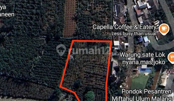 Tanah Kebun Jeruk Genting Belakang Villa Bukit Tidar