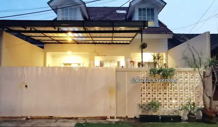 Rumah Dijual Nusaloka BSD City - Sudah Renovasi Rapi Furnished Dua Lantai