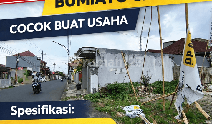 Land with Road Access Suitable for Business in Bumiayu, Malang City