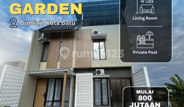 Villa Kota Batu 800 Juta An Full Furnished Dekat Alun Alun Batu