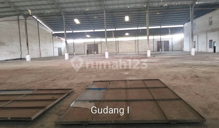 Gudang Luas Tnh ±5331m² Siap Pakai Di Medan Johor