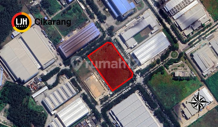 Jual Kavling Industri Luas 2Ha di Kawasan Kitic Deltamas Cikarang