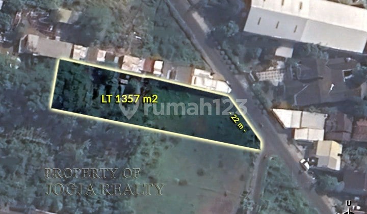 Tanah Dijual Murah Dalam Ringroad Jalan Kabupaten, Gamping, Sleman, Dekat Ugm