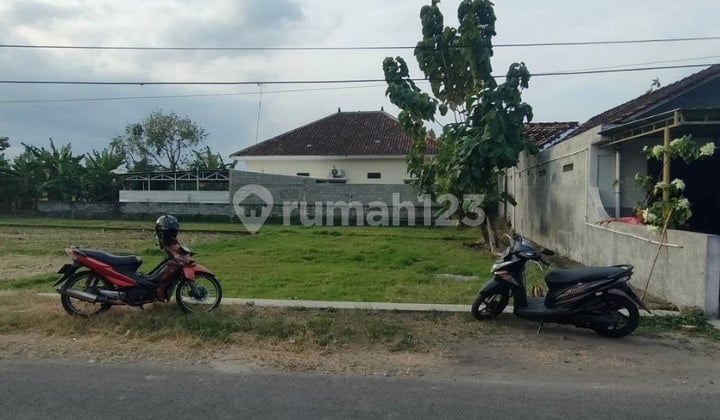 Tanah Sawah Kering Strategis Menarik Dekat Jl Paris Jetis Bantul