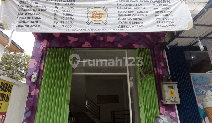 Ruko Jual, Jl. Gajayana