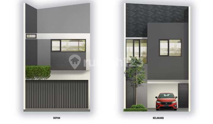 TOWNHOUSE UNTUK USAHA DENGAN GAYA JAPANDI MINIMALIS DI BANJARSARI SOLO