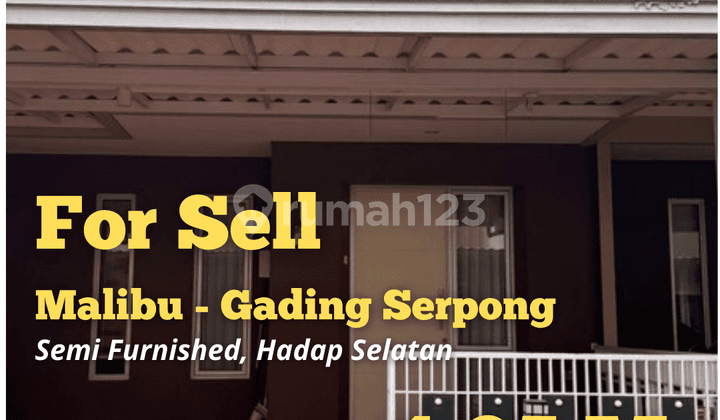 Rumah Digading Serpong Cluster Malibu Lokasi Strategis