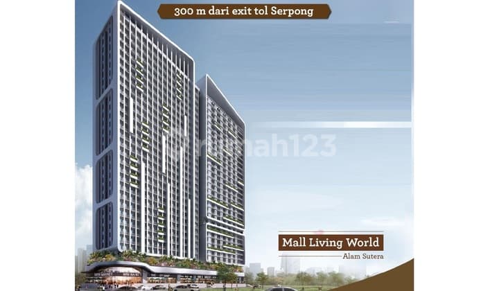 For Quick Sale Affordable Apartment, 2BR Type, Springwood Residence Wing A, Alam Sutera
