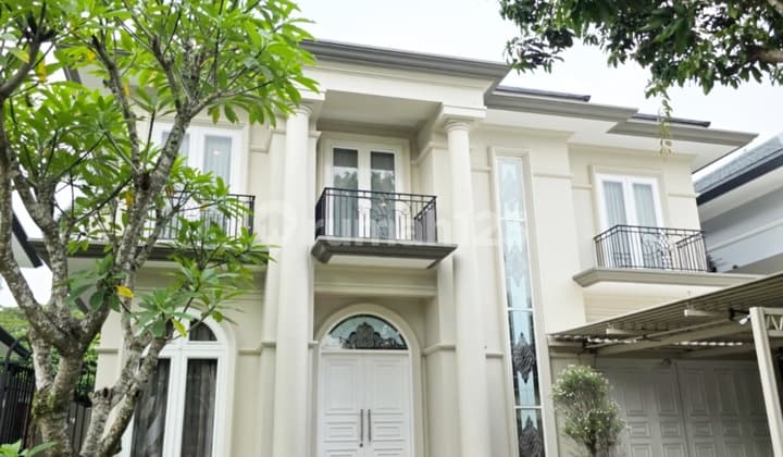 For rent luxury house in Fountainebleau BSD City fully furnished strategic ready to occupy