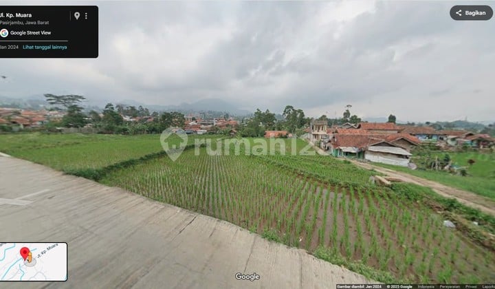 Dijual Tanah Sawah Luas 2.283 M2 di Pasirjambu, Bandung