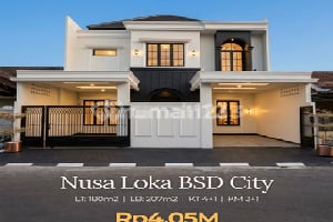 Rumah Siap Huni bisa KPR Nusa Loka BSD City