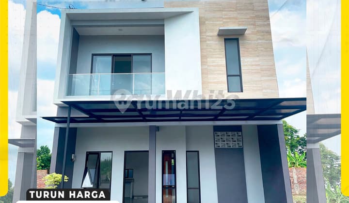 Rumah 2 Lantai Bangunan Modern Siap Pakai di Jl Mangesti Raya