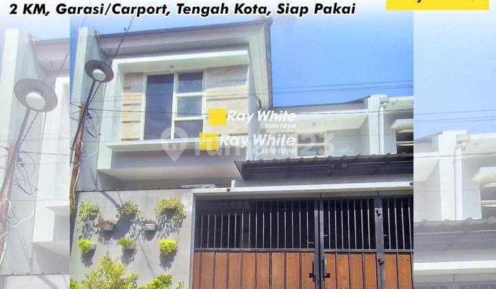 Rumah 2 Lantai, Siap Huni dan Terawat Tengah Kota di Serengan, Solo