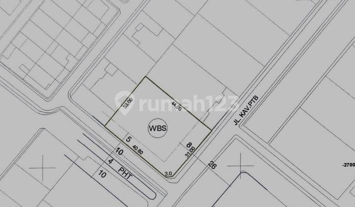 Dijual, Tanah Di Duren Sawit, Klender, Area Jl Kav Ptb