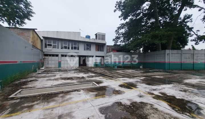 Jual Dibawah Harga Tanah & Bangunan Ex Bengkel Di Pinggir Jalan Raya Serpong, Tangerang