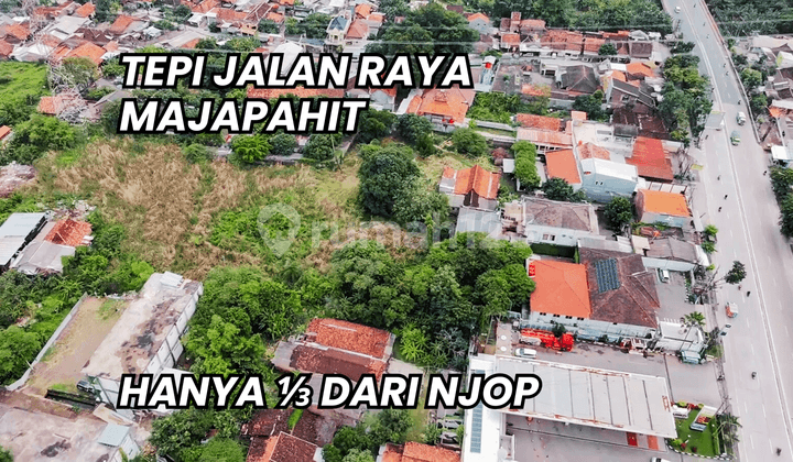 Tanah Tepi Jalan Raya Majapahit Semarang Timur