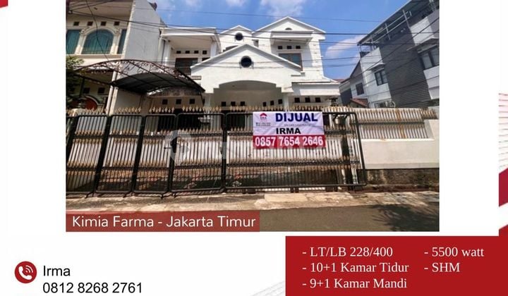 Dijaul Rumah Tinggal Di Komp Kimia Farma