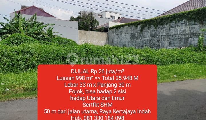 Kertajaya Indah Timur Blok P. 50 Meter Dari Jalan Utama