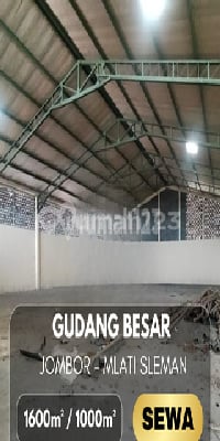 Disewakan!! Gudang Besar - Jl Magelang, Jombor Sleman