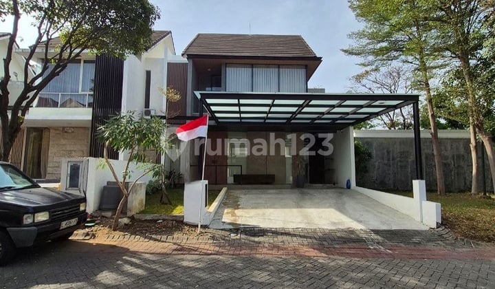 Rumah siap huni di royal park citraland utama paling depan